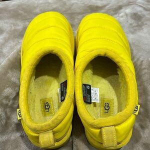 Ugg Yellow Slippers Size 9